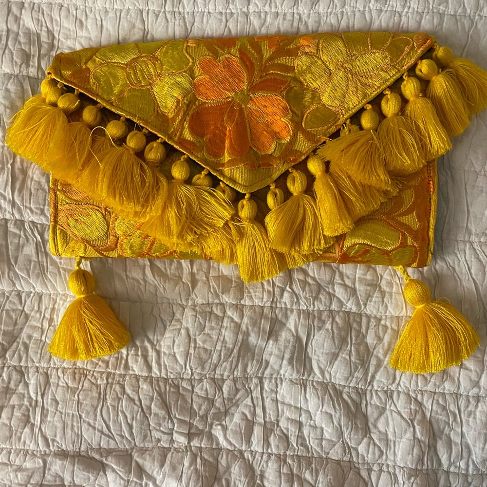 NWOT Handmade floral purse - Picture 2 of 6